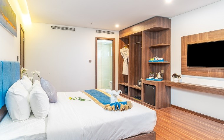 Phòng Premium Deluxe Double Sea View